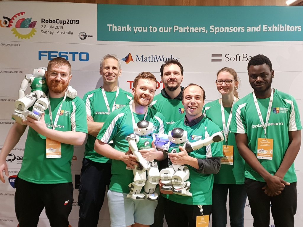 A picture of the team members from RoboCup 2019